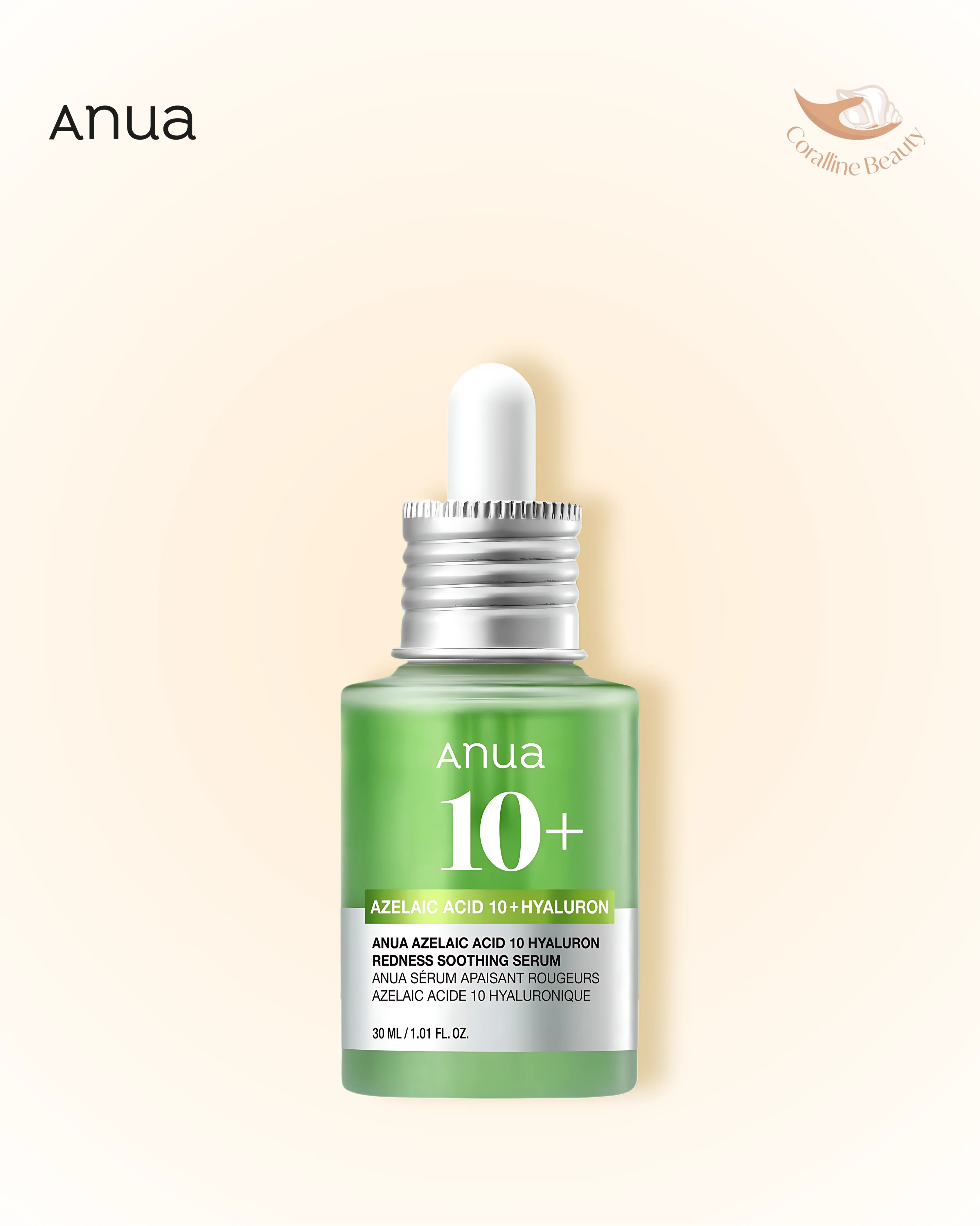 Azelaic Acid 10 Hyaluron Redness Soothing Serum 30ml