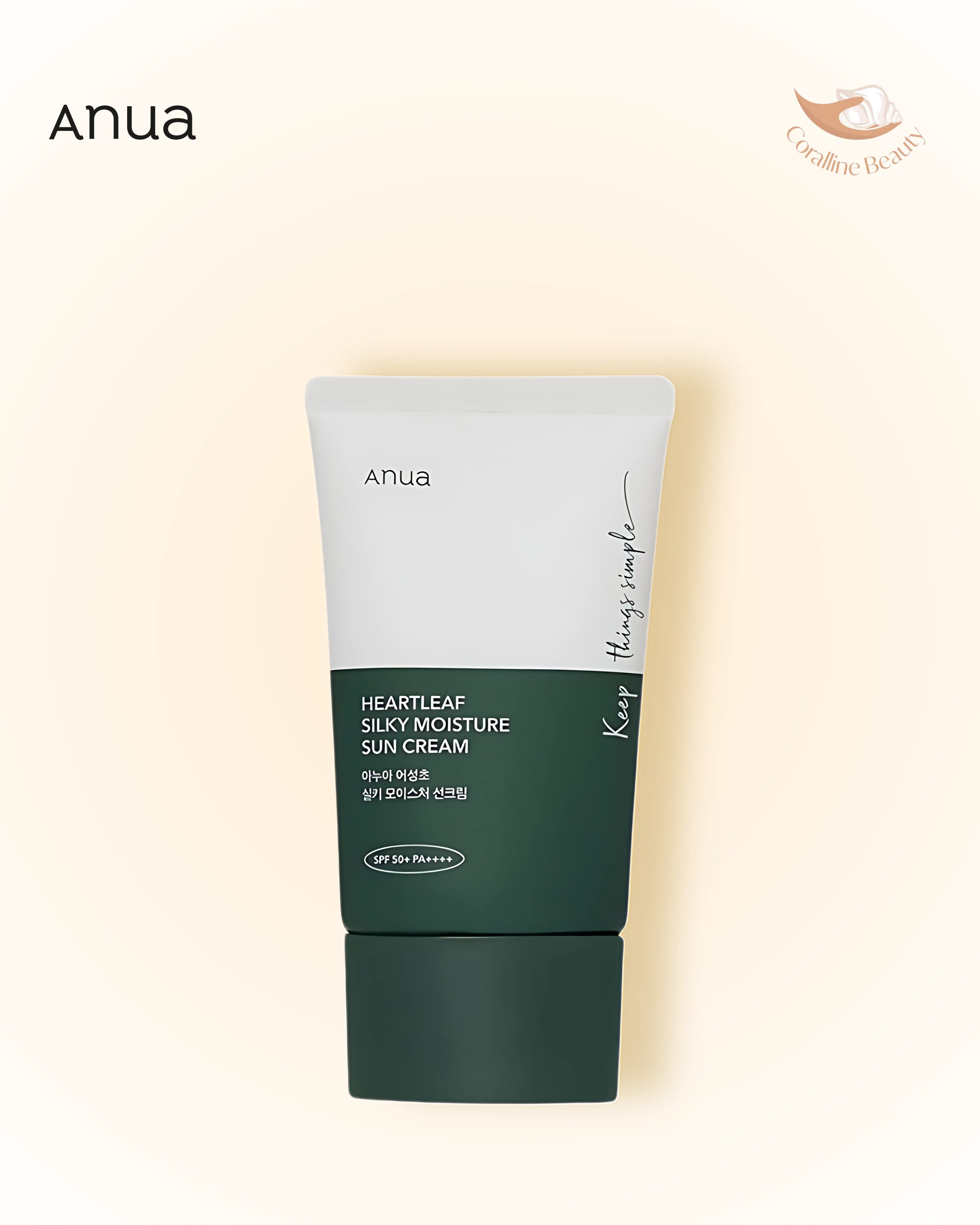 Heartleaf Silky Moisture Sun Cream 50ml
